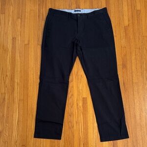 TOMMY HILFIGER BLACK CHINO PANTS 40 x 34